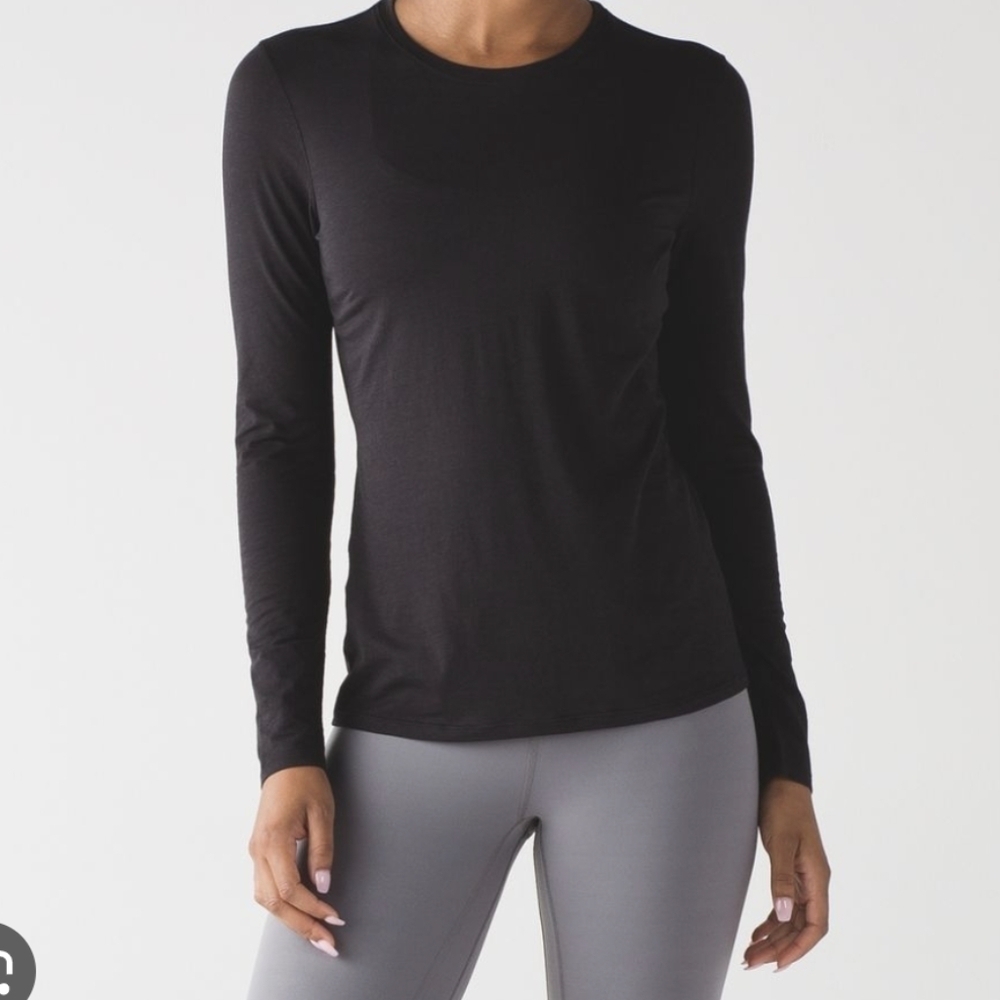 Lululemon Kitsilano Long Sleeve Athleasure Running Yoga Top Sz12